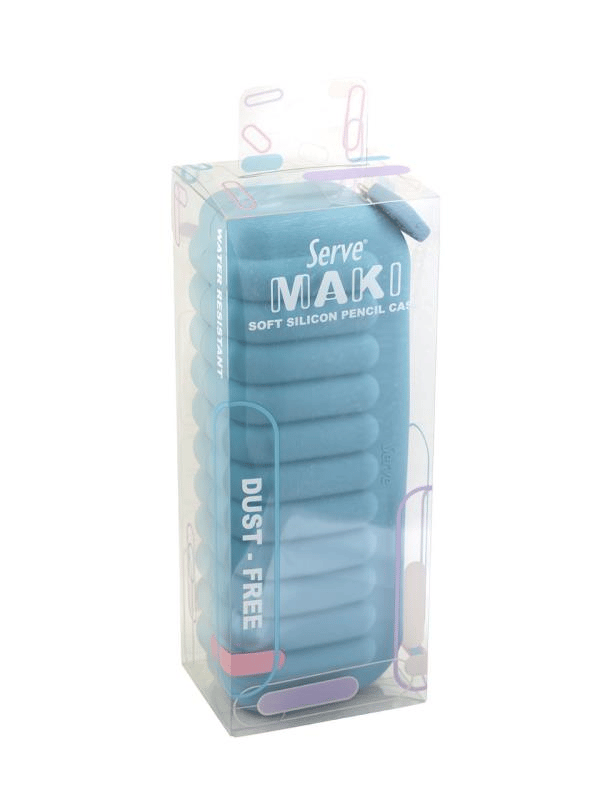 Serve Maki Kalem Çantası Açık Mavi