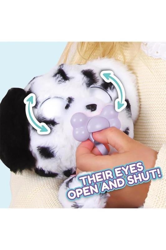 Sesli Baby Paws Dalmaçyalı Peluş Köpek – Battaniyeli, İnteraktif Oyuncak