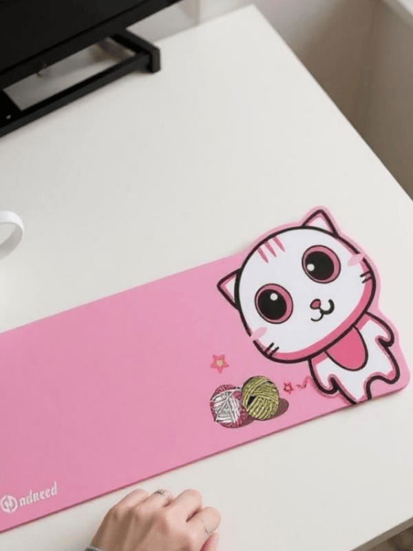 Sevimli Kedi Klavye Mouse Masaüstü Matı ND-MAT Klavye Mouse Pad