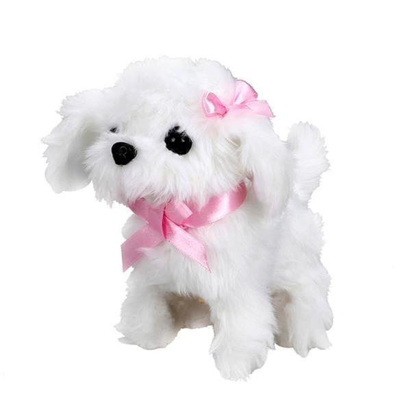 Sevimli Köpek Maltese – Sesli ve Hareketli Pelüş Oyuncak