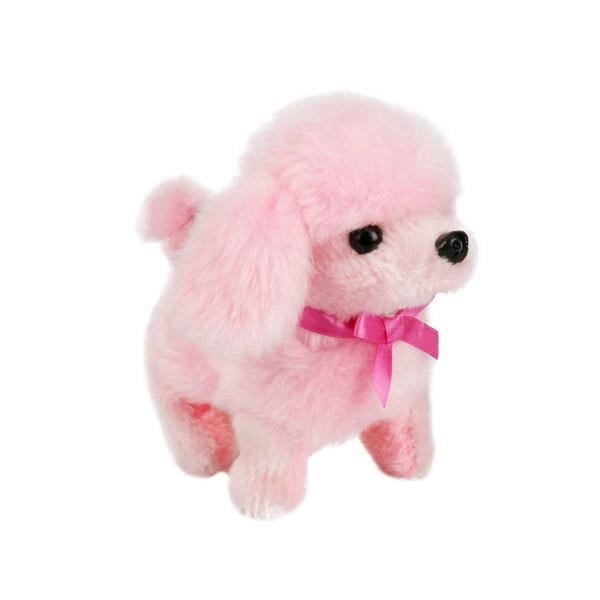 Sevimli Köpek Poodle – Sesli ve Hareketli Pelüş Oyuncak