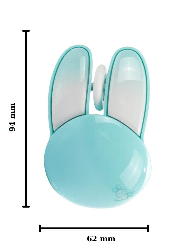 Sevimli Tavşan 3D Mavi Mouse Bluetooth + 2.4G Dual Mode