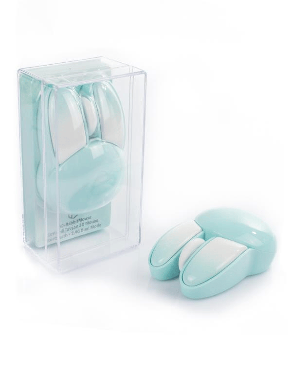 Sevimli Tavşan 3D Mavi Mouse Bluetooth + 2.4G Dual Mode