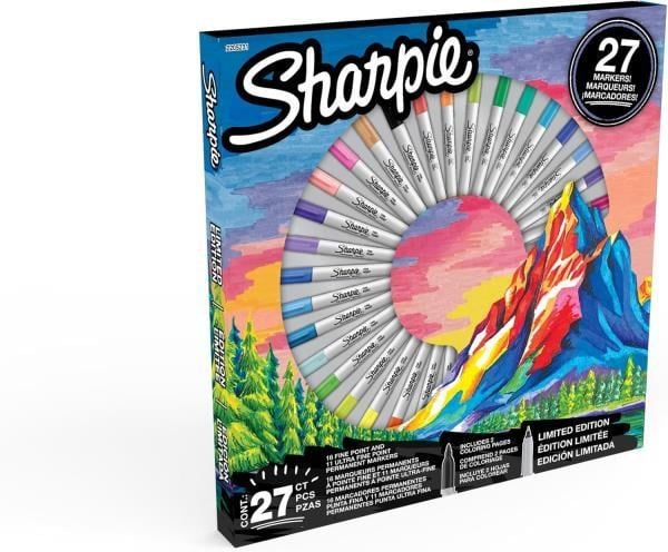 Sharpie Fine Permanent Markör Dağ - 27'li Kutu -2205231