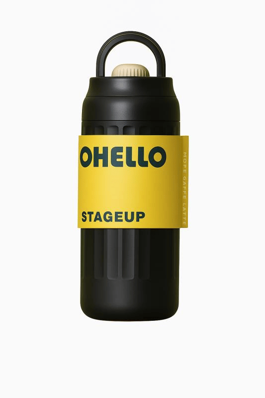 Shotay Fashion Çelik Termos Matara 460 ML Siyah - SHT-ST-8097