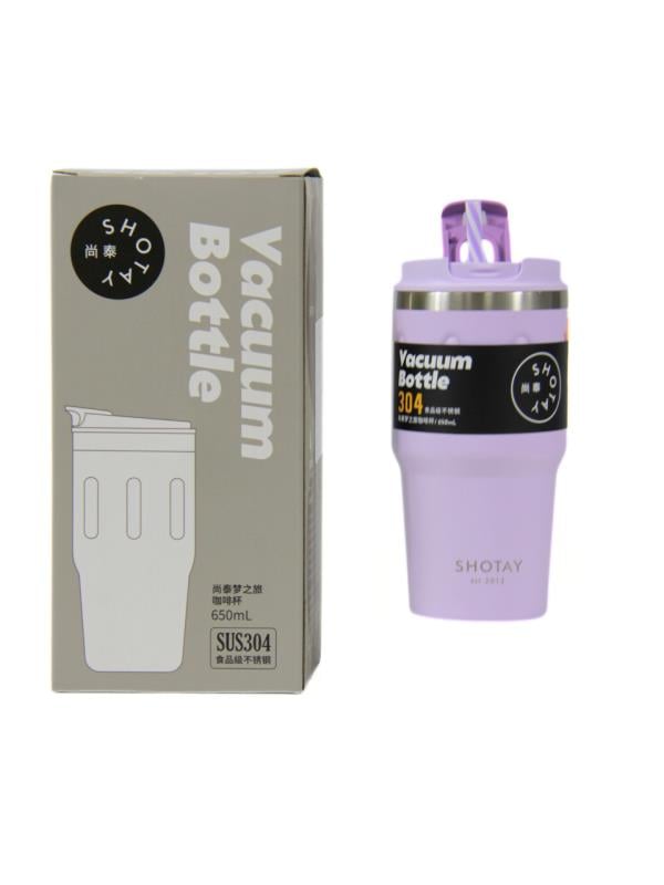 Shotay Termos MUG Matara 650ML Mor Renk - SHT-ST-8163