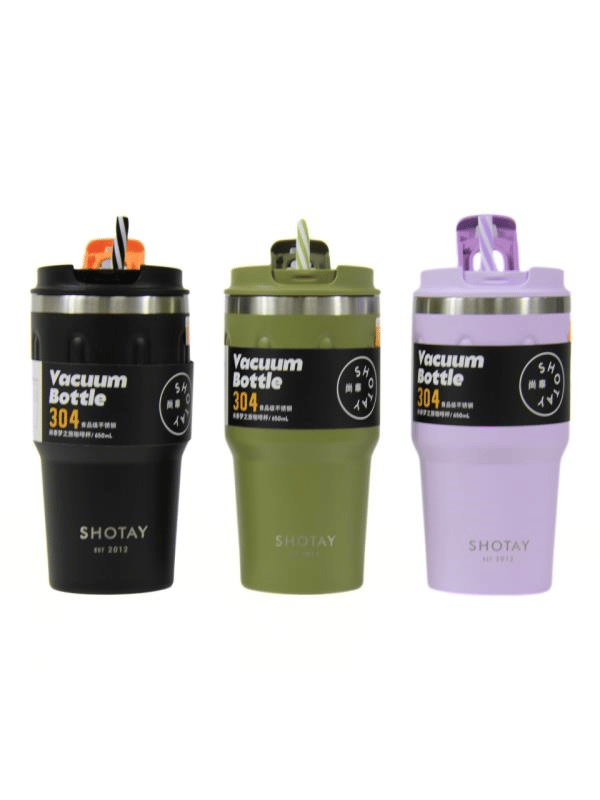 Shotay Termos MUG Matara 650ML Mor Renk - SHT-ST-8163