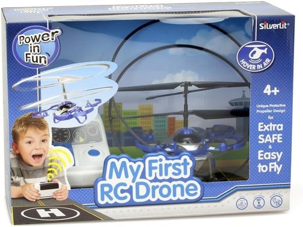 Silverlit İlk Drone’um – Çocuklar İçin Işıklı ve Sesli R/C İç Mekan Drone (84773)