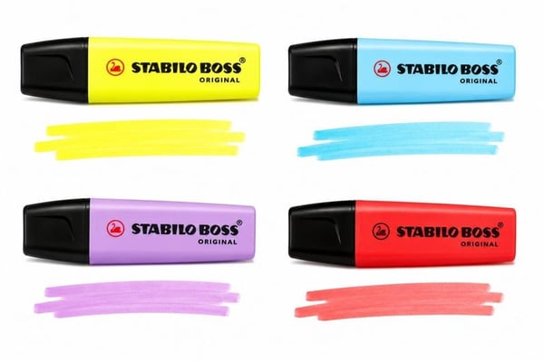 Stabilo Boss Original 4'lü Pastel Fosforlu Kalem Seti