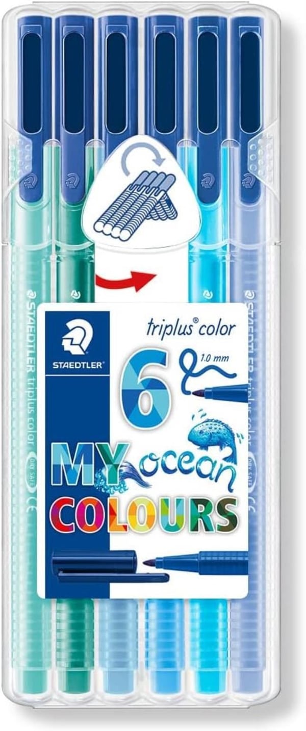 Staedtler Keçeli Kalem 6 Lı Okyanus 323 Sb6Cs5