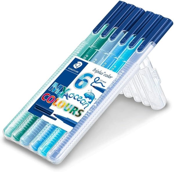 Staedtler Keçeli Kalem 6 Lı Okyanus 323 Sb6Cs5