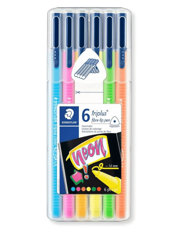 Staedtler Keçeli Kalem Triplus 6Lı Neon 323 Sb6Cs1