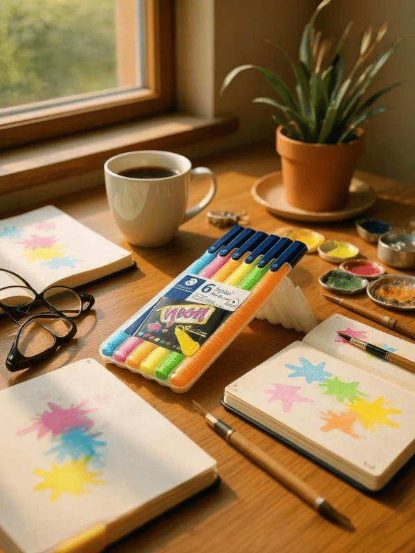 Staedtler Keçeli Kalem Triplus 6Lı Neon 323 Sb6Cs1