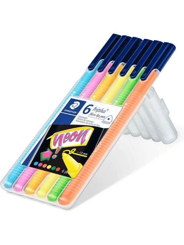 Staedtler Keçeli Kalem Triplus 6Lı Neon 323 Sb6Cs1