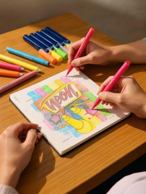 Staedtler Keçeli Kalem Triplus 6Lı Neon 323 Sb6Cs1