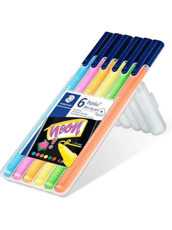 Staedtler Keçeli Kalem Triplus 6Lı Neon 323 Sb6Cs1