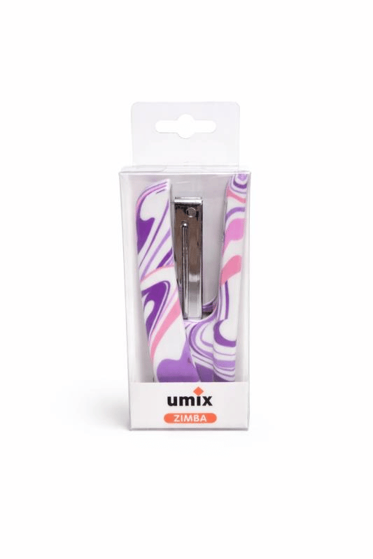Umix Marbel Pink Desenli Zımba Makinesi 24/6 – 26/6 Uyumlu Renkli Ofis & Okul Zımbası