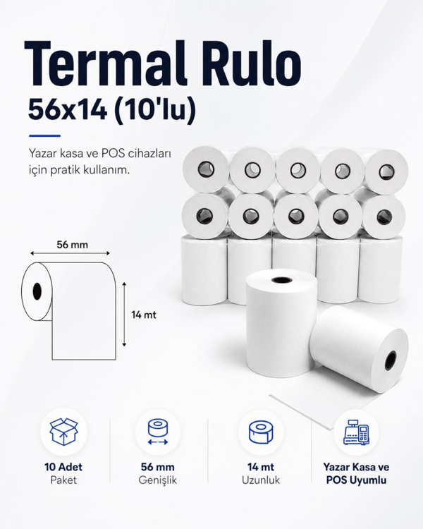 Umur Termal Rulo 56x14 14 Metre 