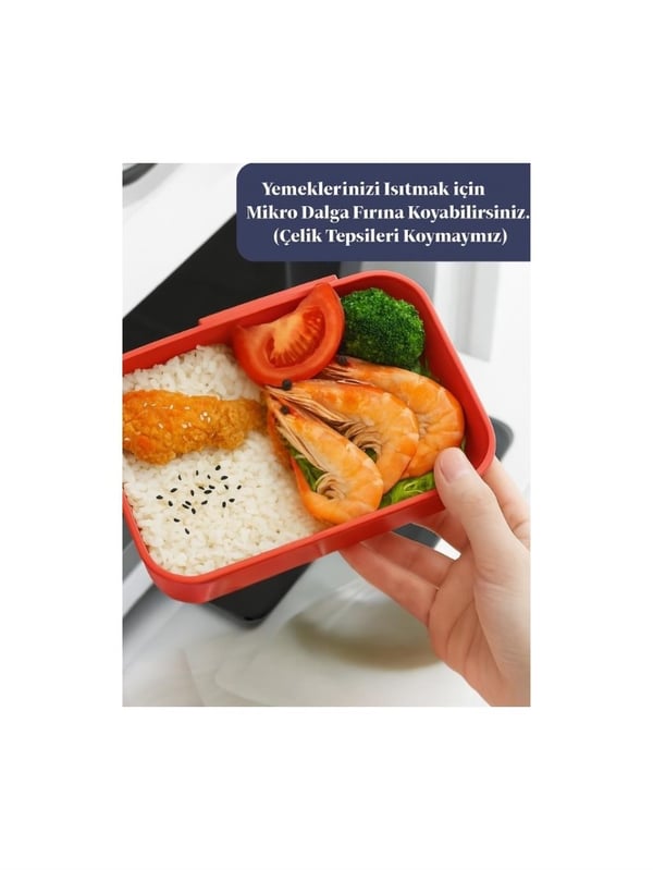 Vagon Life BL50002-2 Yeşil 1400 ml 3 Bölmeli Paslanmaz Çelik Lunch Box Beslenme Kabı