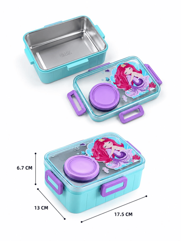 Vagon Life Mermaid's Secret Denizkızı Paslanmaz Çelik Lunch Box Beslenme Kutusu VGN-2637
