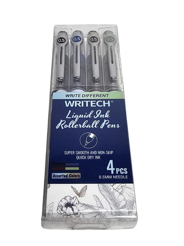 Writech Liguid 05 mm 4 Renk Roller Kalem Seti