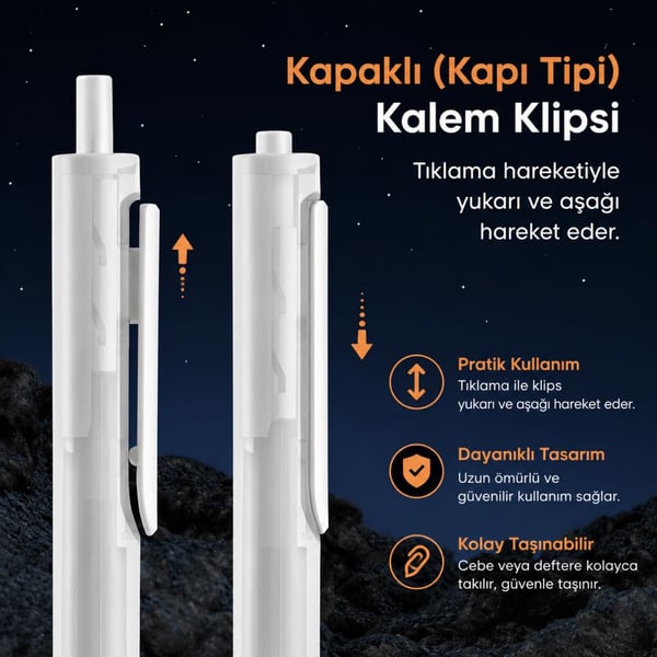 Wrıtech W-0154UP 0.5MM Mavi Jel Kalem 4-lü