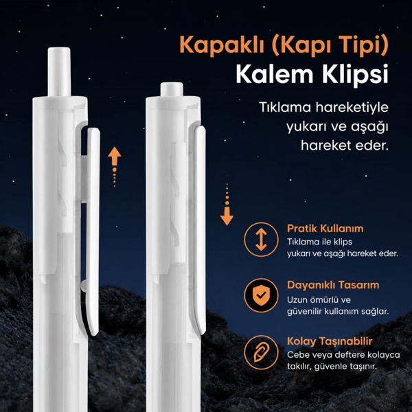 Writech W-0154UP 0.5MM Mavi Jel Kalem 4-lü