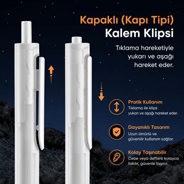 Wrıtech W-0154UP 0.5MM Mavi Jel Kalem 4-lü
