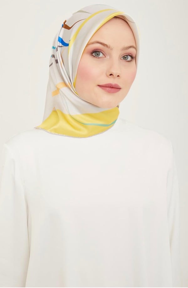 ARMİNE %100 TWİLL İPEK EŞARP
