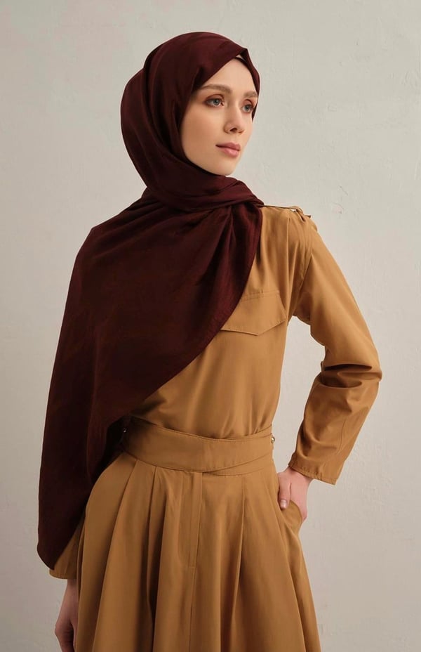 ARMINE LYOCELL ŞAL ÇİZGİ DESEN