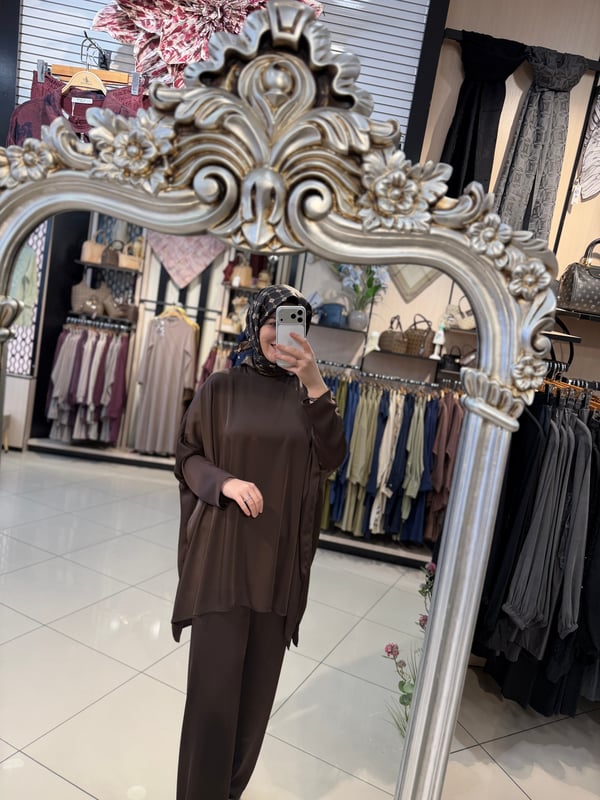 MİORİ CLARE TAKIM KAHVERENGİ