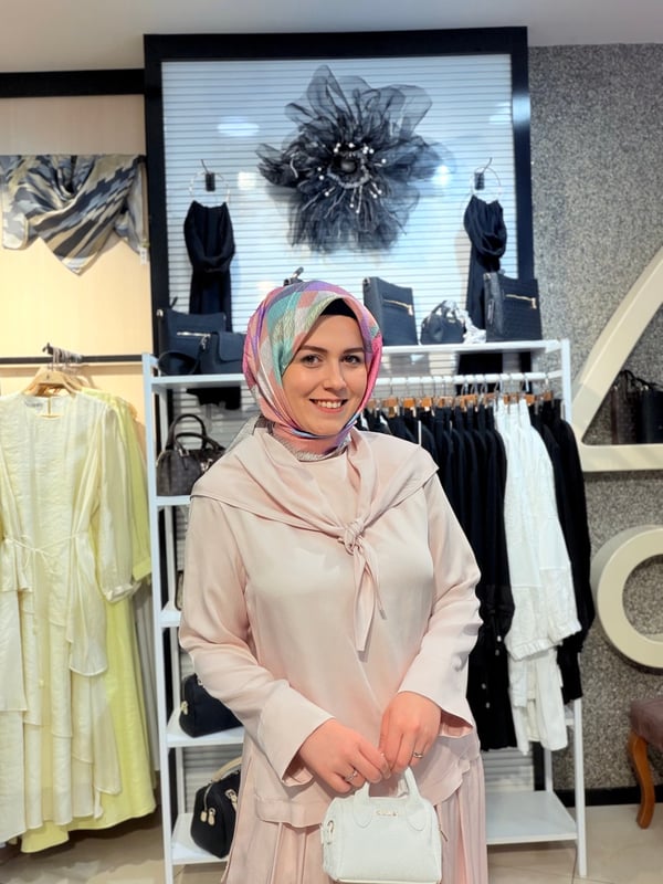 TERZİ DÜKKANI AVEN ASETAT FULARLI TAKIM