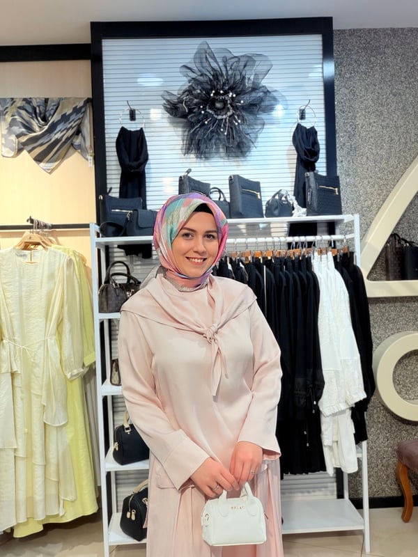 TERZİ DÜKKANI AVEN ASETAT FULARLI TAKIM
