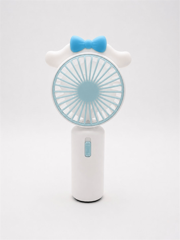 Les Petites Mains Fiyonklu Tavşan Kulaklı Şarjlı Mini El Vantilatörü – Taşınabilir USB Fan
