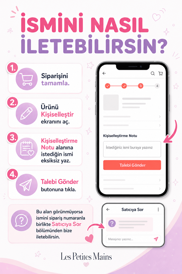 Les Petites Mains Kişiye Özel İsimli Yarış Arabalı Anahtarlık ve Çanta Süsü
