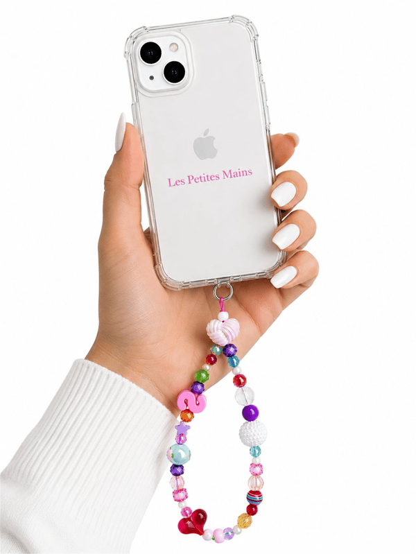 Name Pop S Telefon Askısı, Boncuklu Telefon Charmı ve Çanta Aksesuarı