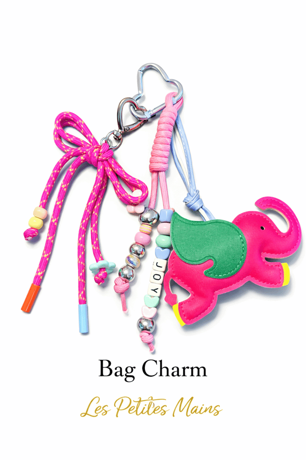 Pembe Fil Charm | Telefon ve Çanta Süsü, Sevimli Anahtarlık Aksesuarı