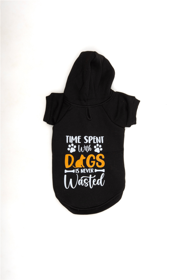 Black Dogs Kapüşonlu Sweatshirt Siyah