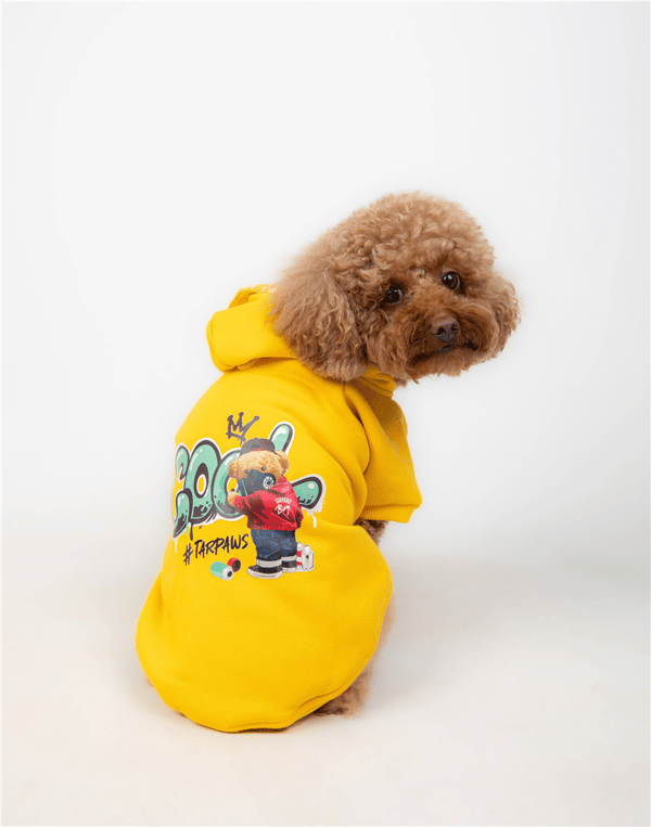 Cool Yellow Kapüşonlu Sweatshirt Sarı