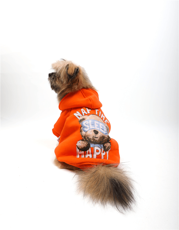 Happy Hour Kapüşonlu Sweatshirt Turuncu