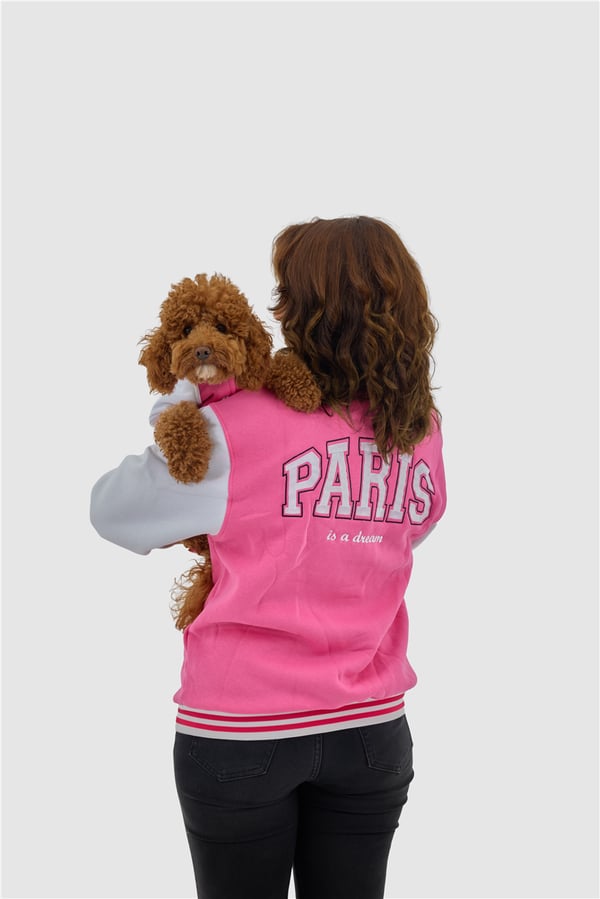Paris  Kolej Ceket Yetişkin Pembe