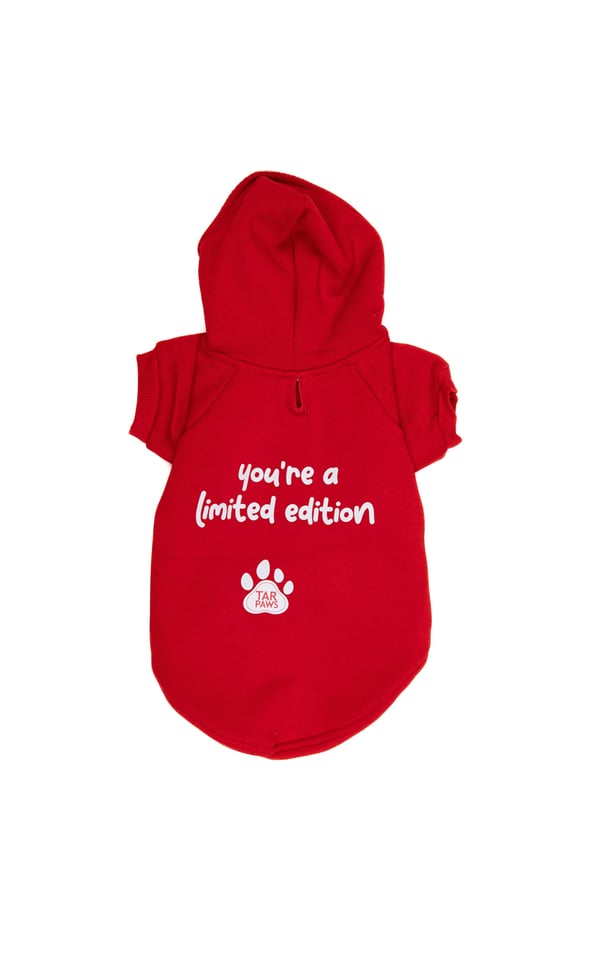 Red Limited Kapüşonlu Sweatshirt Kırmızı
