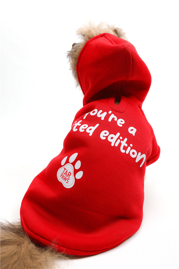 Red Limited Kapüşonlu Sweatshirt Kırmızı