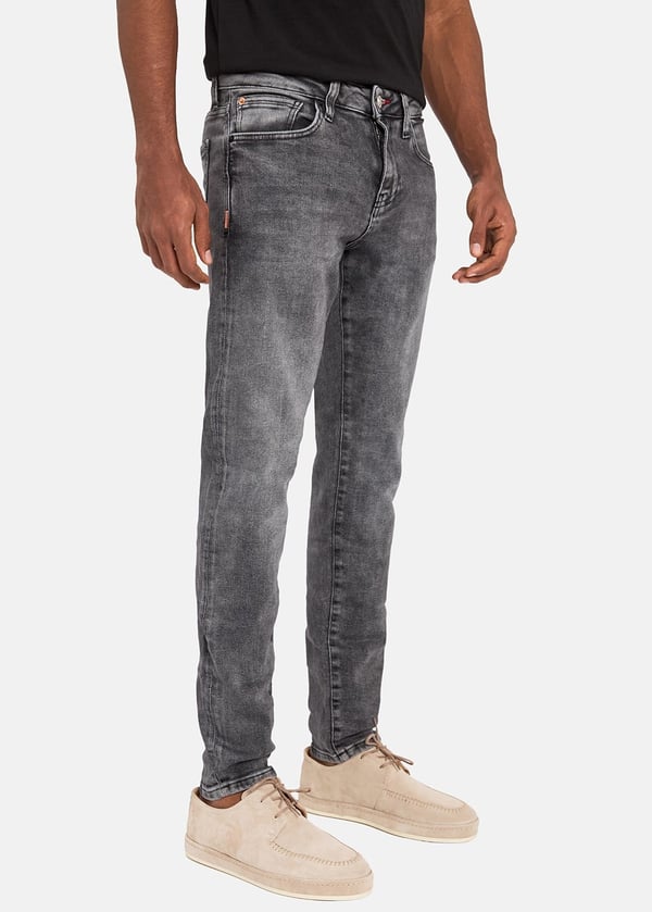 Gabbia Açık Gri Slim Fit Kot Pantolon