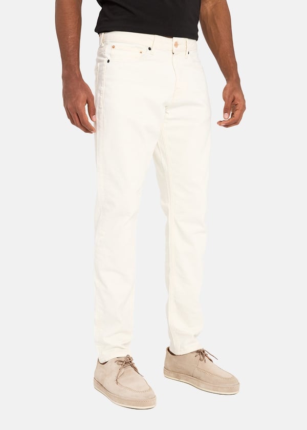 Gabbia Bej Slim Fit Kot Pantolon