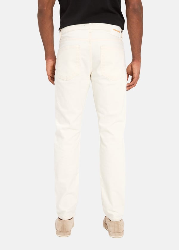 Gabbia Bej Slim Fit Kot Pantolon