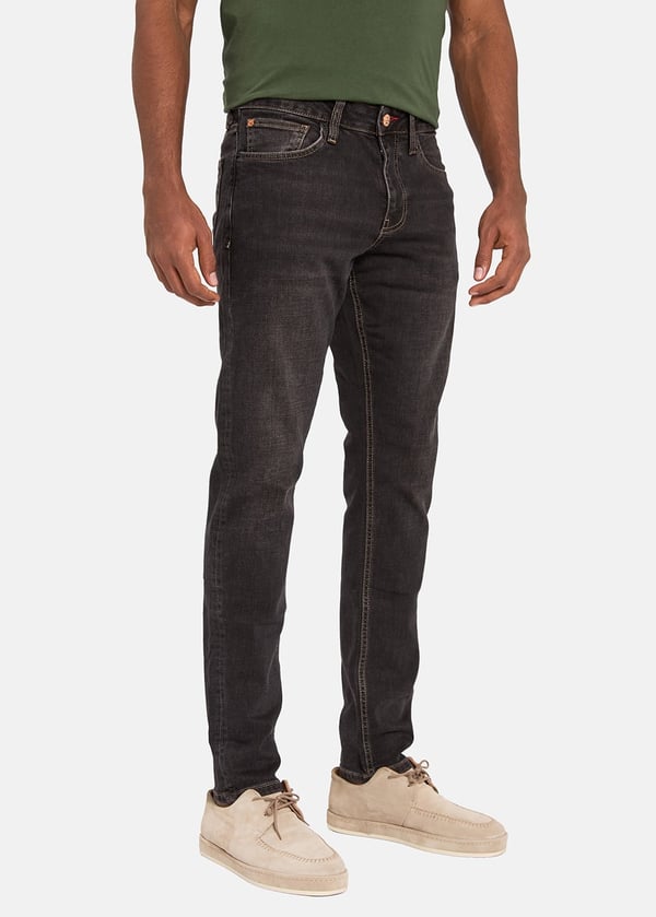 Gabbia Gri Slim Fit Kot Pantolon