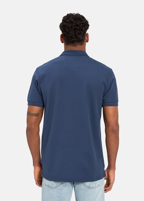 Gabbia Lacivert Classic Fit Polo Yaka T-Shirt