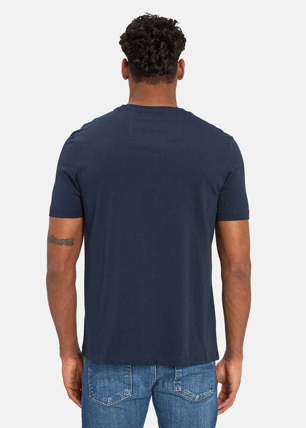 Gabbia Lacivert Regular Fit Baskılı T-Shirt
