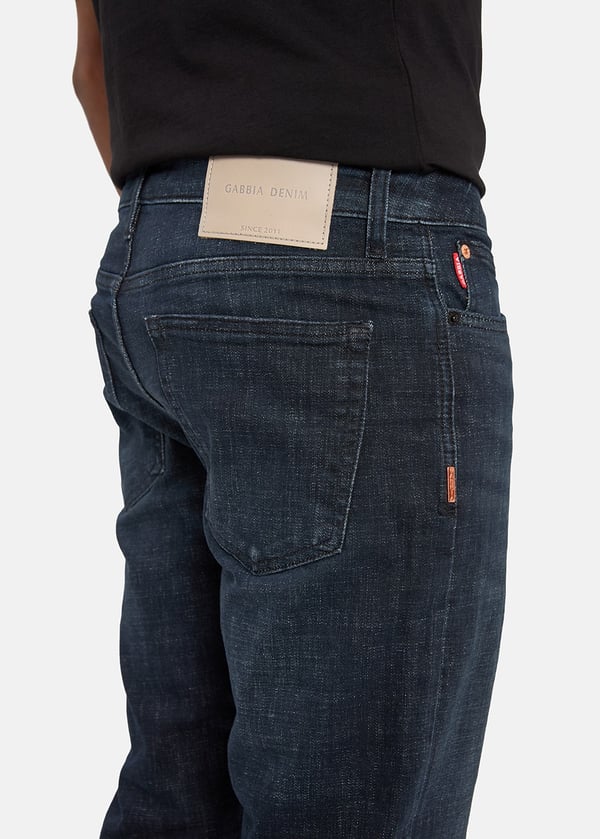Gabbia Lacivert Slim Fit Kot Pantolon